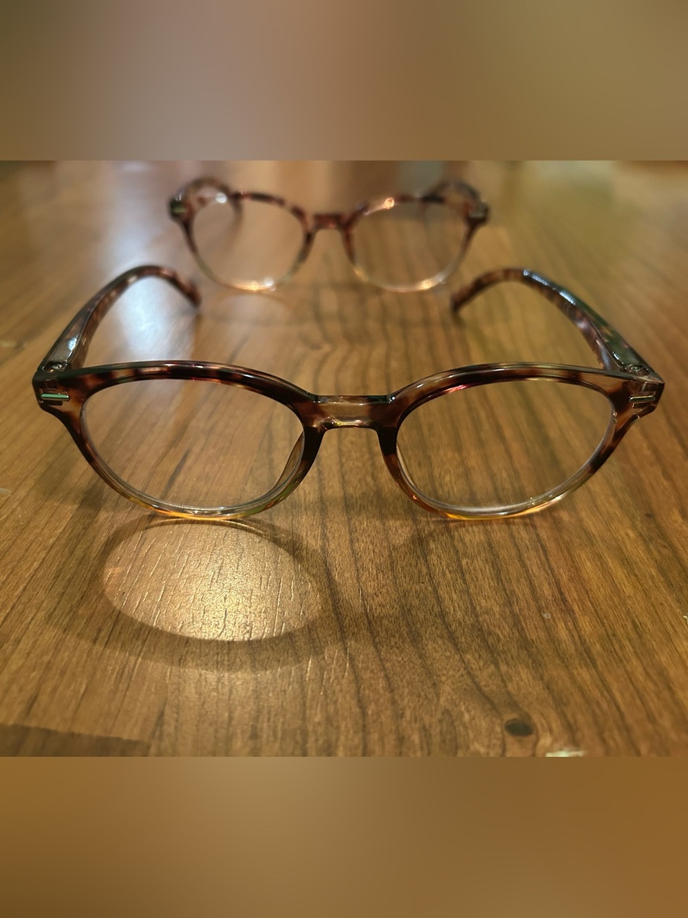 cute Tortoiseshell Reading Glasses +0.7 (2 pairs)